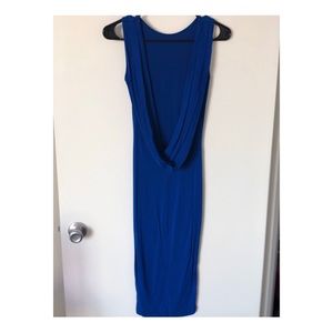 COPY - Cobalt Blue Backless Dress
